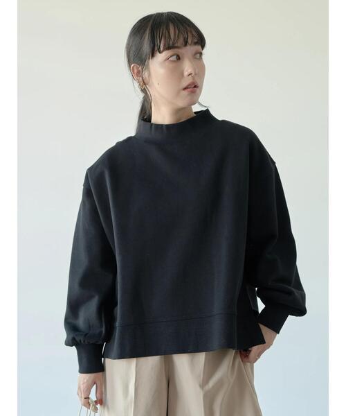 セール】裏起毛モックネックプルオーバー*（スウェット）｜earth