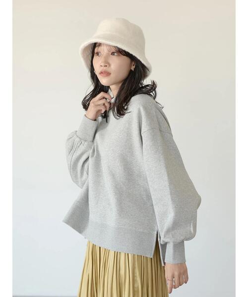 完売品 ワック エンボス起毛モックネック WOMEN ESSENTIAL モック