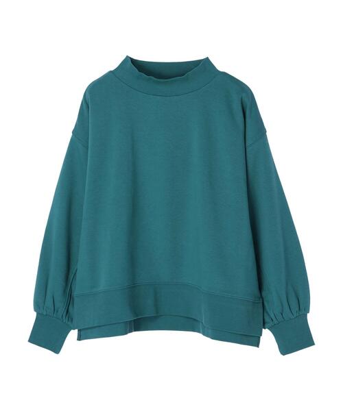 セール】裏起毛モックネックプルオーバー*（スウェット）｜earth