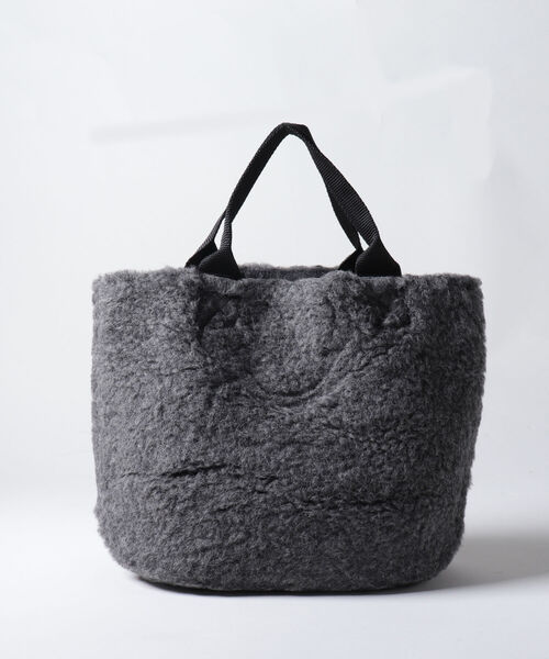 COLD BREAKER（コールドブレーカー）の「【別注】【COLD BREAKER/コールドブレーカー】ボア×ツイードトートバッグ（トートバッグ・レディース・ベージュ/グレー/ホワイト系その他4・FREE）」の10枚目の写真