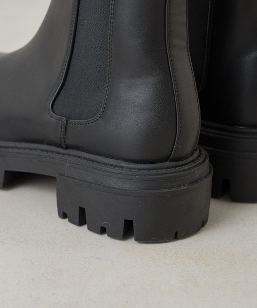 Kastane（カスタネ）の「厚底ミドルブーツ（ブーツ・レディース・ブラウン/ブラック・37/39/38）」の8枚目の写真