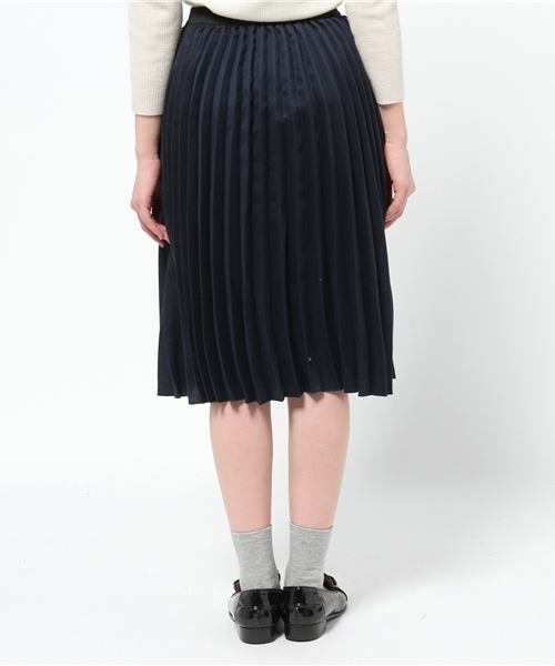 CIAOPANIC（チャオパニック）の「【Ciaopanic】スエードプリーツSK（スカート・レディース・グリーン/ネイビー・FREE）」の5枚目の写真