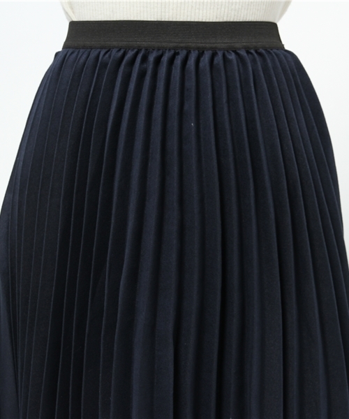 CIAOPANIC（チャオパニック）の「【Ciaopanic】スエードプリーツSK（スカート・レディース・グリーン/ネイビー・FREE）」の6枚目の写真