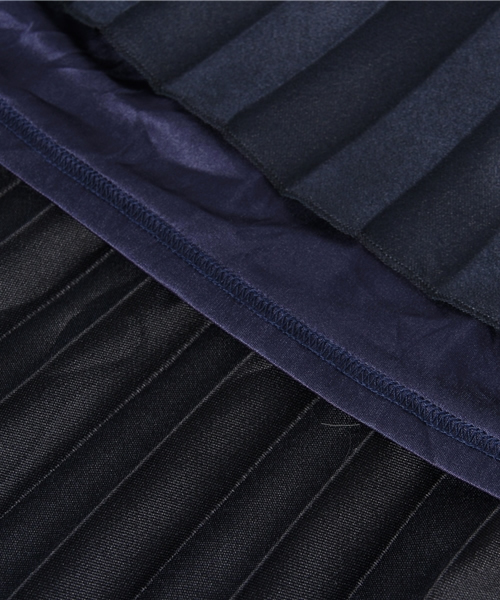 CIAOPANIC（チャオパニック）の「【Ciaopanic】スエードプリーツSK（スカート・レディース・グリーン/ネイビー・FREE）」の9枚目の写真