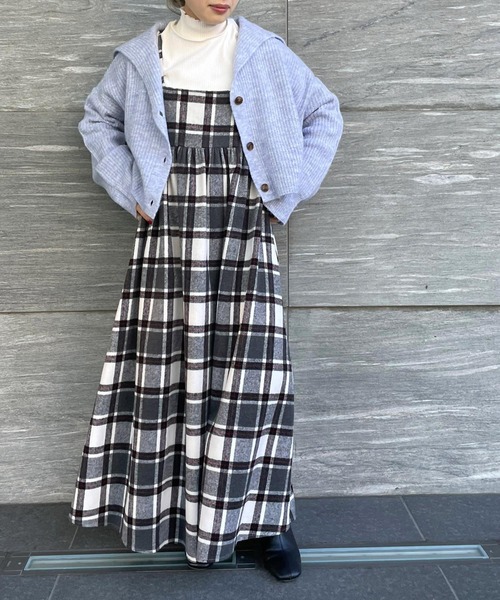 Alley by w closet(アリーバイダブルクローゼット)の「【Alley】セーラーカラーカーディガン(カーディガン/ボレロ・レディース・レッド/ブルー/オートミール・FREE)」の7枚目の写真