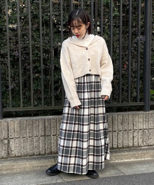 Alley by w closet(アリーバイダブルクローゼット)の「【Alley】セーラーカラーカーディガン(カーディガン/ボレロ・レディース・レッド/ブルー/オートミール・FREE)」の11枚目の写真