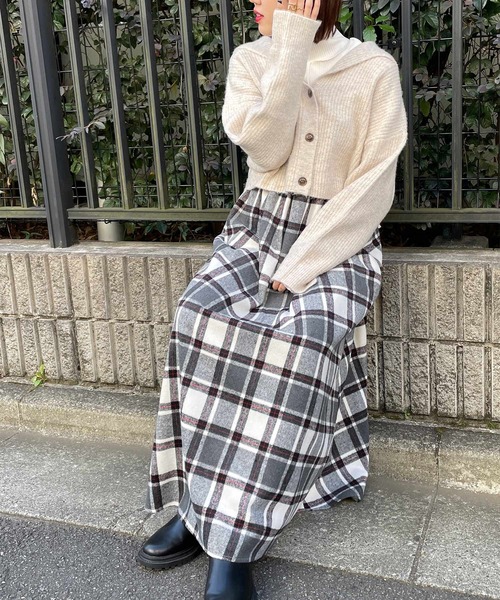 Alley by w closet(アリーバイダブルクローゼット)の「【Alley】セーラーカラーカーディガン(カーディガン/ボレロ・レディース・レッド/ブルー/オートミール・FREE)」の14枚目の写真