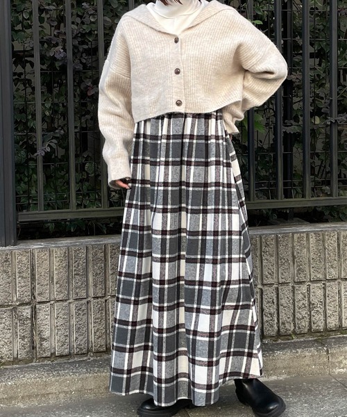 Alley by w closet(アリーバイダブルクローゼット)の「【Alley】セーラーカラーカーディガン(カーディガン/ボレロ・レディース・レッド/ブルー/オートミール・FREE)」の17枚目の写真