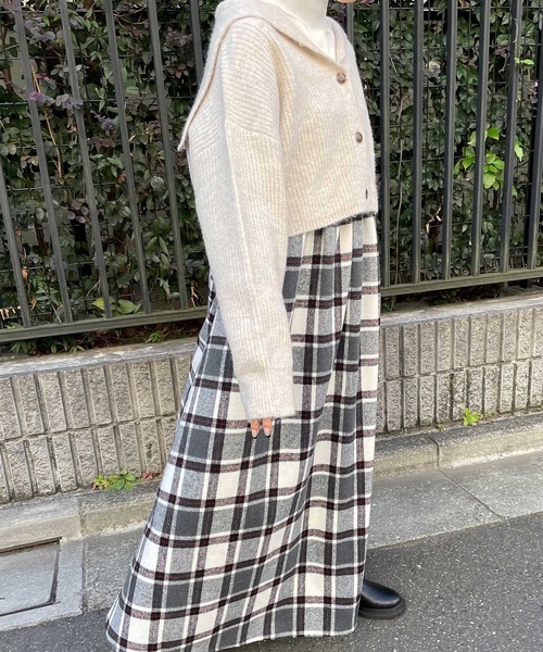 Alley by w closet(アリーバイダブルクローゼット)の「【Alley】セーラーカラーカーディガン(カーディガン/ボレロ・レディース・レッド/ブルー/オートミール・FREE)」の19枚目の写真