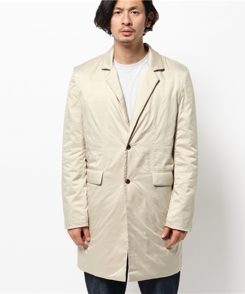OUTLET(アウトレット)の「【Ciaopanic】CHESTERCOAT(チェスターコート・メンズ・ベージュ/ネイビー・LARGE/MEDIUM)」の3枚目の写真