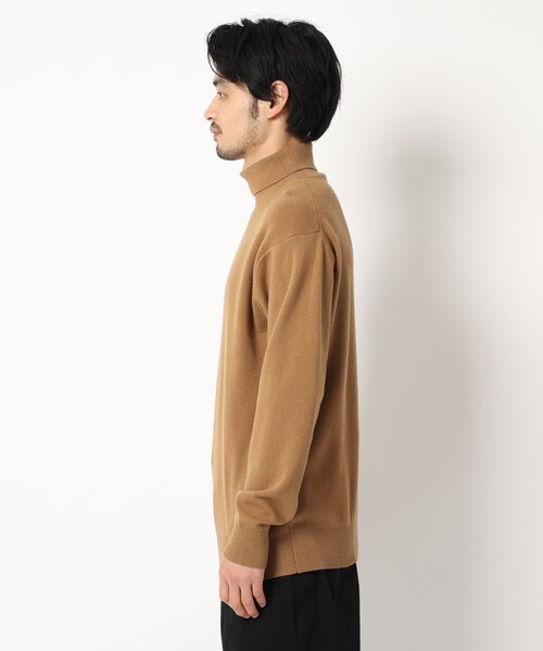 BASECONTROL(ベースコントロール)の「◆レーヨンブレンド ミラノリブ タートルネックニット(ニット/セーター・メンズ・ダークグレー/ブラック/キャメル/アイボリー・04/02/03)」の6枚目の写真
