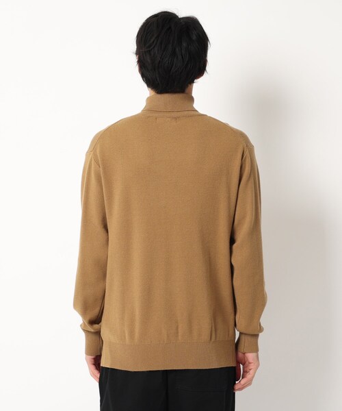 BASECONTROL(ベースコントロール)の「◆レーヨンブレンド ミラノリブ タートルネックニット(ニット/セーター・メンズ・ダークグレー/ブラック/キャメル/アイボリー・04/02/03)」の7枚目の写真