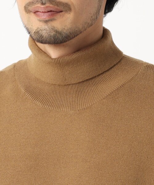 BASECONTROL(ベースコントロール)の「◆レーヨンブレンド ミラノリブ タートルネックニット(ニット/セーター・メンズ・ダークグレー/ブラック/キャメル/アイボリー・04/02/03)」の8枚目の写真