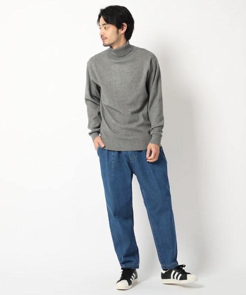 BASECONTROL(ベースコントロール)の「◆レーヨンブレンド ミラノリブ タートルネックニット(ニット/セーター・メンズ・ダークグレー/ブラック/キャメル/アイボリー・04/02/03)」の15枚目の写真