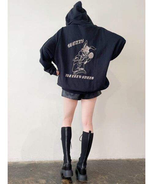 GYDA（ジェイダ）の「ニットドッキングインソールワークブーツ（その他シューズ・レディース・ブラック・SMALL/MEDIUM/LARGE）」の5枚目の写真