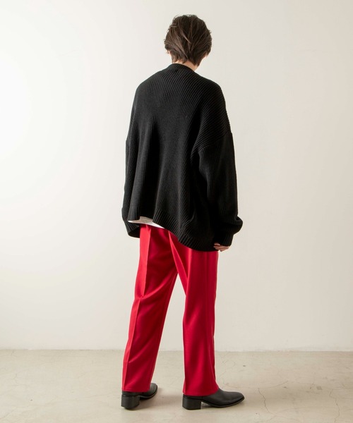 WEGO（ウィゴー）の「WEGO/セミフレアスラックス（スラックス・メンズ・ライトグレー/ロイヤルブルー/アイボリー/グリーン/ブラック/レッド/グレー・LARGE/SMALL/MEDIUM）」の20枚目の写真