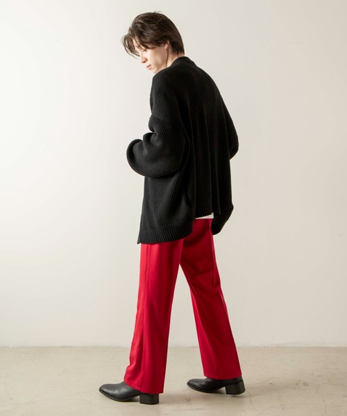 WEGO（ウィゴー）の「WEGO/セミフレアスラックス（スラックス・メンズ・ライトグレー/ロイヤルブルー/アイボリー/グリーン/ブラック/レッド/グレー・LARGE/SMALL/MEDIUM）」の18枚目の写真