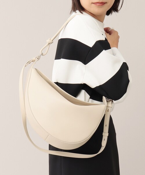 UNTITLED（アンタイトル）の「◆Kabinett 2WAYムーンバッグ（ショルダーバッグ・レディース・ブラック/アイボリー・00）」の9枚目の写真