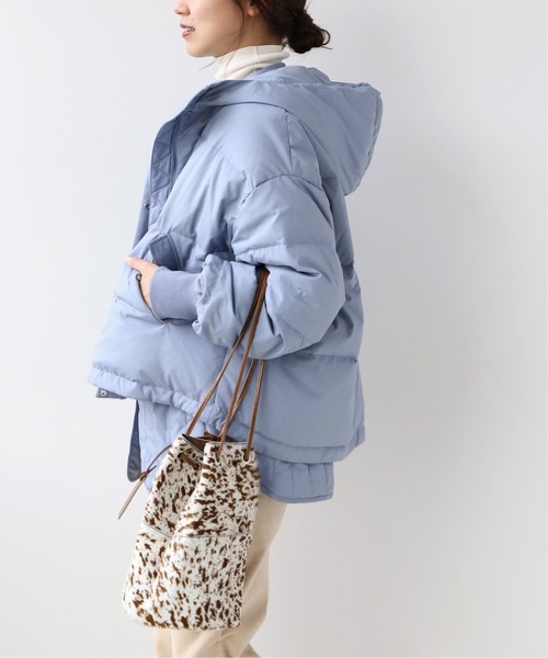 JOURNAL STANDARD relume（ジャーナルスタンダード　レリューム）の「【ALLIED】2WAYレイヤードダウン◆（ダウンジャケット/コート・レディース・ブラック/アイボリー/ブルー系その他・36/38）」の6枚目の写真