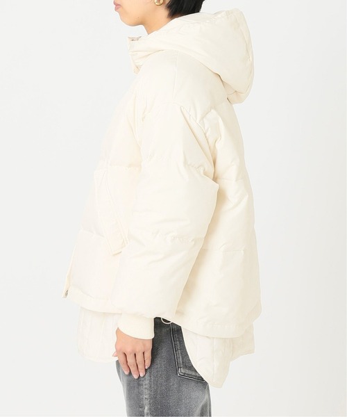 JOURNAL STANDARD relume（ジャーナルスタンダード　レリューム）の「【ALLIED】2WAYレイヤードダウン◆（ダウンジャケット/コート・レディース・ブラック/アイボリー/ブルー系その他・36/38）」の9枚目の写真