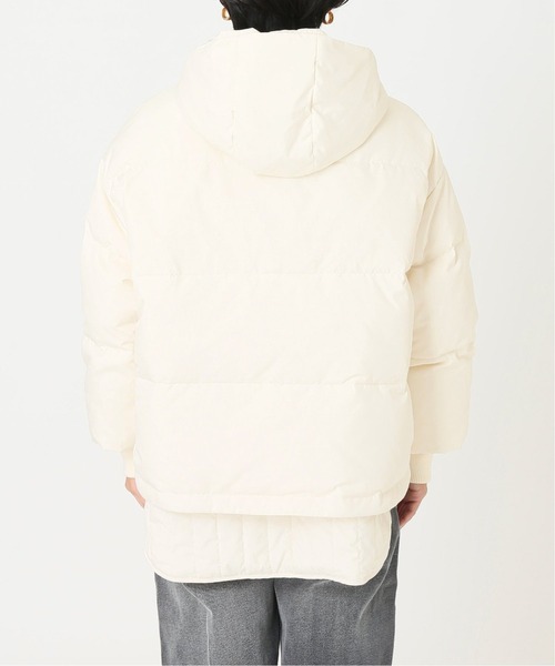 JOURNAL STANDARD relume（ジャーナルスタンダード　レリューム）の「【ALLIED】2WAYレイヤードダウン◆（ダウンジャケット/コート・レディース・ブラック/アイボリー/ブルー系その他・36/38）」の10枚目の写真