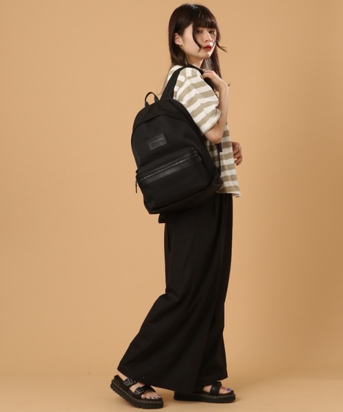 AVIREX（アヴィレックス）の「【直営店限定】LEATHER CONTRAST RUCK/ レザーコントラストリュック（バックパック/リュック・レディース・ブラック・FREE）」の4枚目の写真