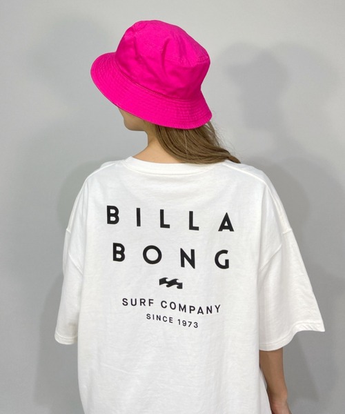 BILLABONG（ビラボン）の「BILLABONG/ビラボン  ビッグシルエット  バックプリントロゴTシャツ   BC013-214（Tシャツ/カットソー・レディース・ブラック/オレンジ/ブルー/ホワイト・L/M）」の2枚目の写真