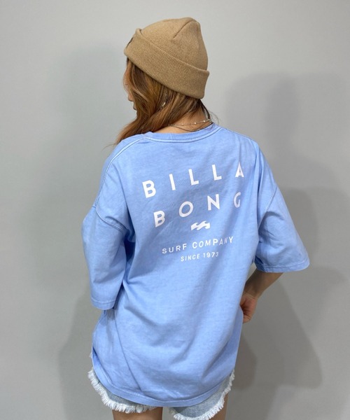 BILLABONG（ビラボン）の「BILLABONG/ビラボン  ビッグシルエット  バックプリントロゴTシャツ   BC013-214（Tシャツ/カットソー・レディース・ブラック/オレンジ/ブルー/ホワイト・L/M）」の4枚目の写真