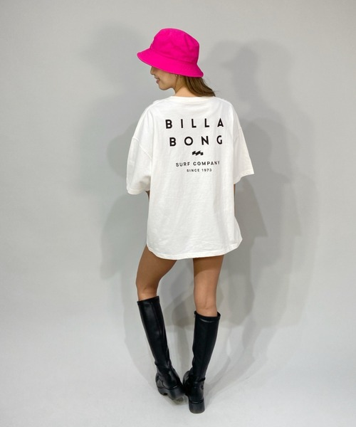 BILLABONG（ビラボン）の「BILLABONG/ビラボン  ビッグシルエット  バックプリントロゴTシャツ   BC013-214（Tシャツ/カットソー・レディース・ブラック/オレンジ/ブルー/ホワイト・L/M）」の8枚目の写真
