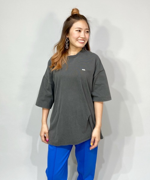 BILLABONG（ビラボン）の「BILLABONG/ビラボン  ビッグシルエット  バックプリントロゴTシャツ   BC013-214（Tシャツ/カットソー・レディース・ブラック/オレンジ/ブルー/ホワイト・L/M）」の10枚目の写真