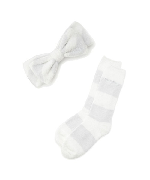 ラッピング スムーズィー2ボーダーショートソックス 2ボーダーヘアバンドset その他ルームウェア Gelato Pique ジェラートピケ のファッション通販 Zozotown