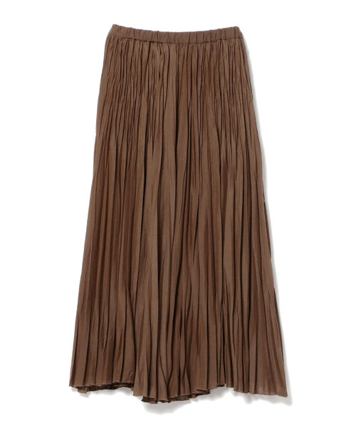 B:MING by BEAMS（ビーミングバイビームス）の「B:MING by BEAMS / ワッシャー プリーツ スカート 22SS（スカート・レディース・ラベンダー/ライトベージュ/ブラウン・SMALL/MEDIUM）」の20枚目の写真