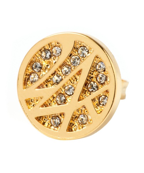 24karats（トゥウェンティーフォーカラッツ）の「Rhinestone Pierce（ピアス（両耳用）・メンズ・ゴールド・FREE）」の2枚目の写真