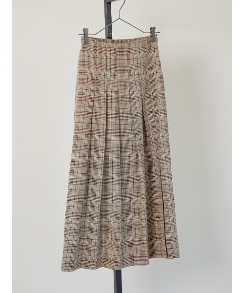 Ayla(アイラ)の「long check skirt(スカート・レディース・アッシュブラウン・FREE)」の3枚目の写真