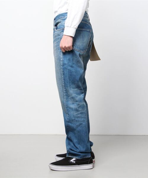 FULLCOUNT（フルカウント）の「FULL COUNT（フルカウント)  1102 Fade Straight Denim（デニムパンツ・メンズ・インディゴブルー・34/32/30）」の14枚目の写真