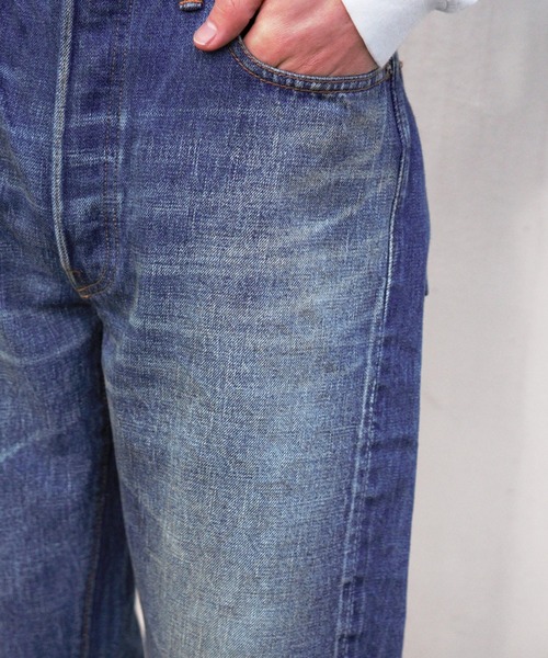 FULLCOUNT（フルカウント）の「FULL COUNT（フルカウント)  1102 Fade Straight Denim（デニムパンツ・メンズ・インディゴブルー・34/32/30）」の5枚目の写真