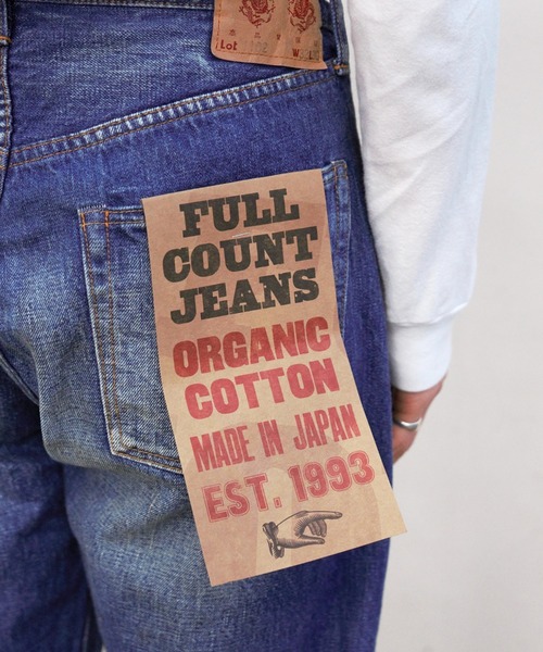 FULLCOUNT（フルカウント）の「FULL COUNT（フルカウント)  1102 Fade Straight Denim（デニムパンツ・メンズ・インディゴブルー・34/32/30）」の8枚目の写真