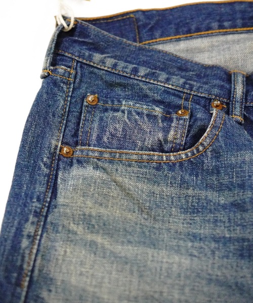 FULLCOUNT（フルカウント）の「FULL COUNT（フルカウント)  1102 Fade Straight Denim（デニムパンツ・メンズ・インディゴブルー・34/32/30）」の12枚目の写真