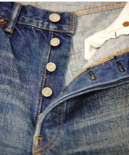 FULLCOUNT（フルカウント）の「FULL COUNT（フルカウント)  1102 Fade Straight Denim（デニムパンツ・メンズ・インディゴブルー・34/32/30）」の11枚目の写真