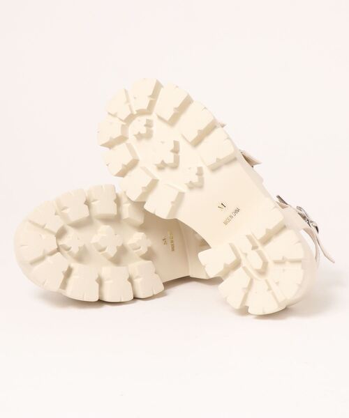 FREE'S MART（フリーズマート）の「バックベルトサンダル（サンダル・レディース・ホワイト/ブラック・MEDIUM/LARGE）」の7枚目の写真