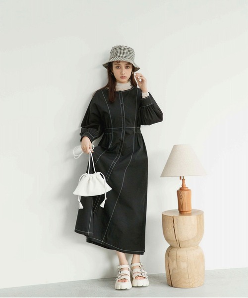 FREE'S MART（フリーズマート）の「バックベルトサンダル（サンダル・レディース・ホワイト/ブラック・MEDIUM/LARGE）」の4枚目の写真