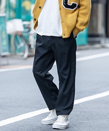 『CavariA/キャバリア』ツータックツイルロングパンツ