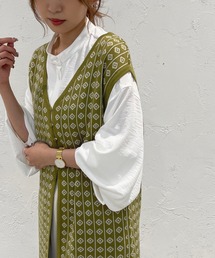 ジャガードジレ【ZOZOTOWN限定アイテム】