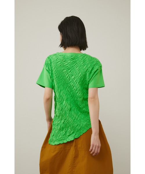 HeRIN.CYE（ヘリンドットサイ）の「Shirring tee（Tシャツ/カットソー・レディース・ホワイト/ブラック/グリーン・FREE）」の10枚目の写真