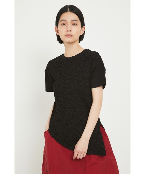 HeRIN.CYE（ヘリンドットサイ）の「Shirring tee（Tシャツ/カットソー・レディース・ホワイト/ブラック/グリーン・FREE）」の20枚目の写真