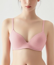 GUNZE | KIREILABO/キレイラボ 脇に流れるバストをしっかりキープ ノンワイヤーブラジャー オーガニックコットン(ブラジャー)