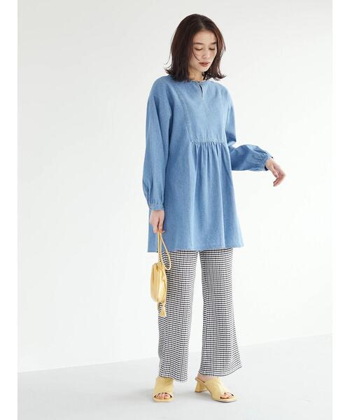 Green　Parks（グリーンパークス）の「シャーリングパンツ（その他パンツ・レディース・グリーン/ブラック・FREE）」の21枚目の写真