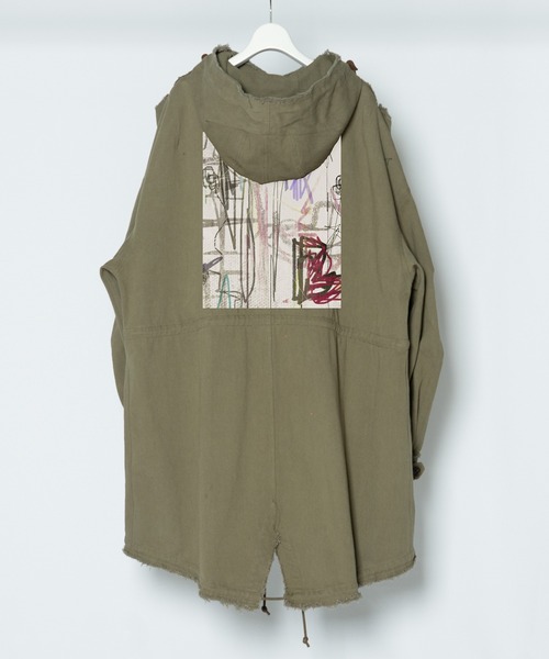 Wizzard Patch ウィザード Parka Graphic Patch Fishtail Wca22 P02 モッズコート Parka モッズコート Wizzard ウィザード のファッション グラフィックパッチフィッシュテールパーカー ビッグシルエットモッズコート Wizzard Patch ウィザード Parka Graphic Patch Fishtail Wca22 P02 モッズコート Parka モッズコート Wizzard ウィザード のファッション グラフィックパッチフィッシュテールパーカー ビッグシルエットモッズコート