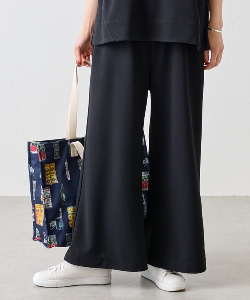 BEARDSLEY(ビアズリー)の「【低身長・ウエストゴム・高身長にも3サイズ展開】ドライタッチパンツ(その他パンツ・レディース・ブラック/ライトグレー・0/1/2)」の10枚目の写真