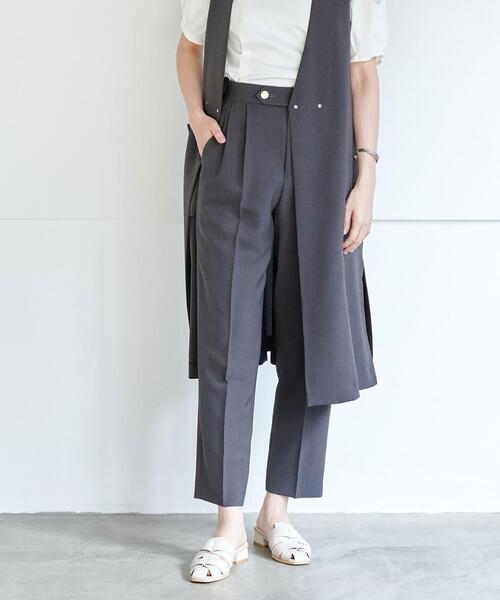 sheller🌼Leather combination tweed skirt sheller Leather